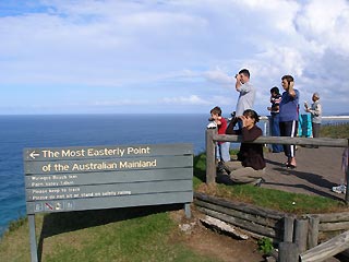 The most easterly point of the Australian mainland