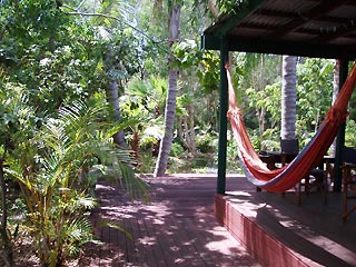 Chill out in the shady hammock