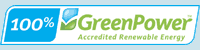 100% Green Power logo