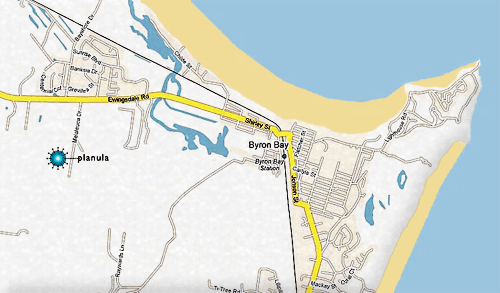 the gold coast map. Planula Map